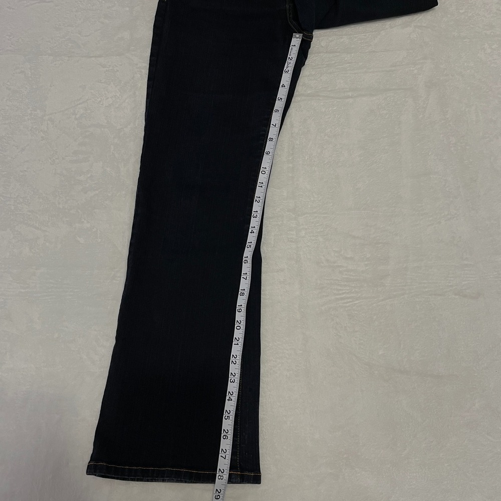 NYDJ Not Your Daughter's Jeans P7100D Dark Wash Bootcut Petite Size 8P Indigo US - Picture 2 of 13